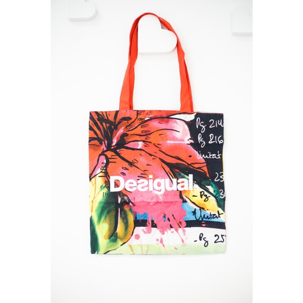 DESIGUAL Artsy Shopping Tote Bag